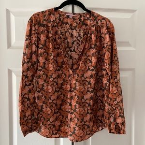Calypso St. Barth Floral Silk Blouse